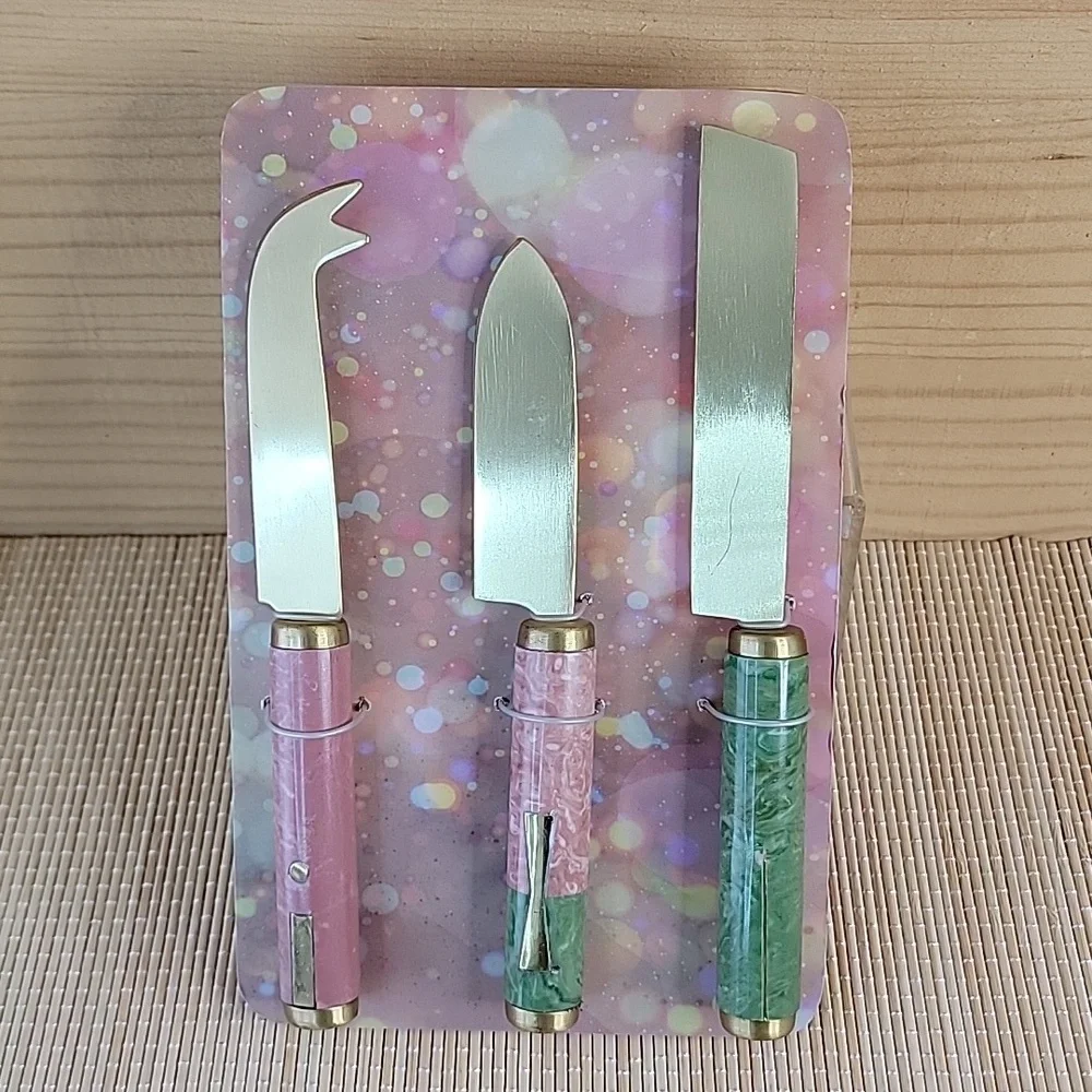 Anthropologie Bergen Cheese Knives Set of Three NWB